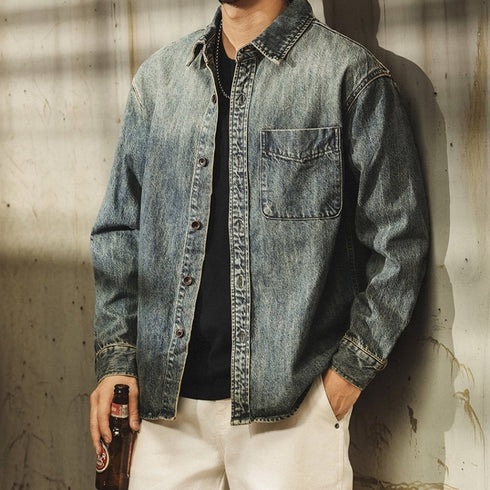 Vintage Wash Denim Shirt P1839